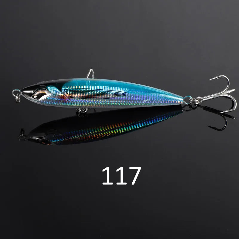 NOEBY Stickbait Pencil Fishing Lure 160mm 58g 190mm 86g Floating Topwater Wobbler Big Game Hard Bait GT Tuna Sea Fishing Lures