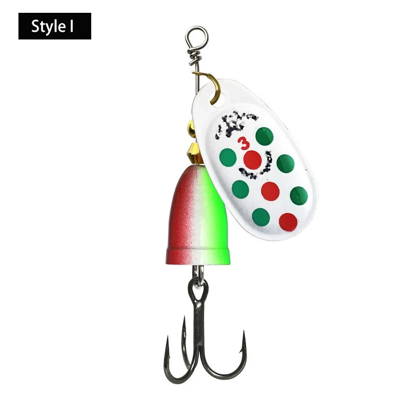 Metal Rotating Vibration Bait Bionic Fishing Lures High Quality Hard Baits With Sharp Hooks Fishing Tackle Fishing Accessories