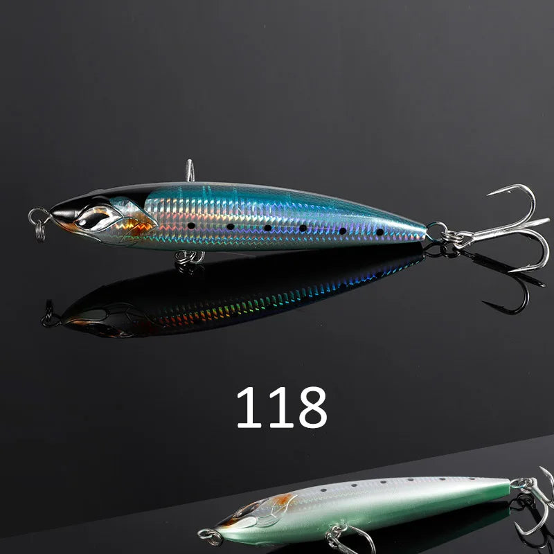 NOEBY Stickbait Pencil Fishing Lure 160mm 58g 190mm 86g Floating Topwater Wobbler Big Game Hard Bait GT Tuna Sea Fishing Lures