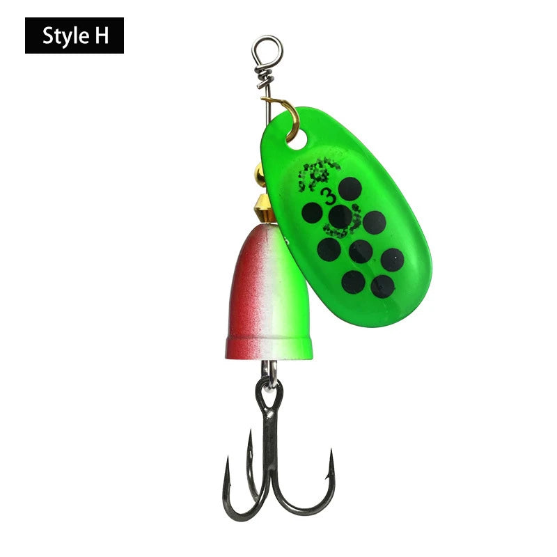 Metal Rotating Vibration Bait Bionic Fishing Lures High Quality Hard Baits With Sharp Hooks Fishing Tackle Fishing Accessories