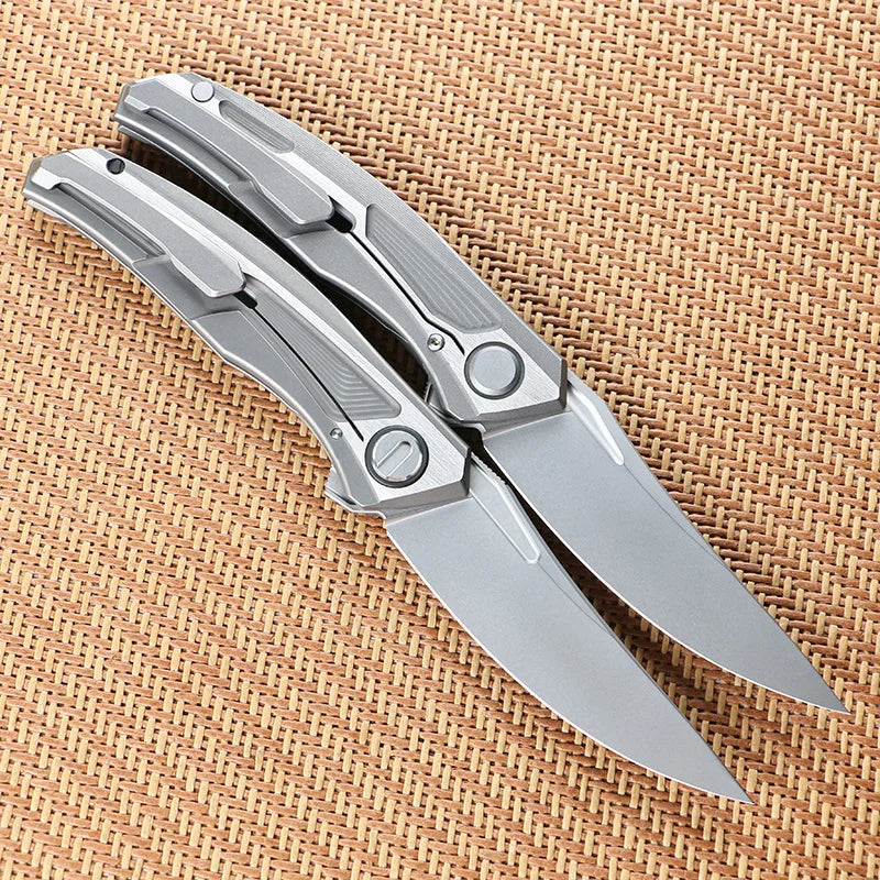Green Thorn Folding Knife Quantum TC4 Titanium Handle VG10 Blade Camping Fishing Outdoor Portable Practical EDC Tool