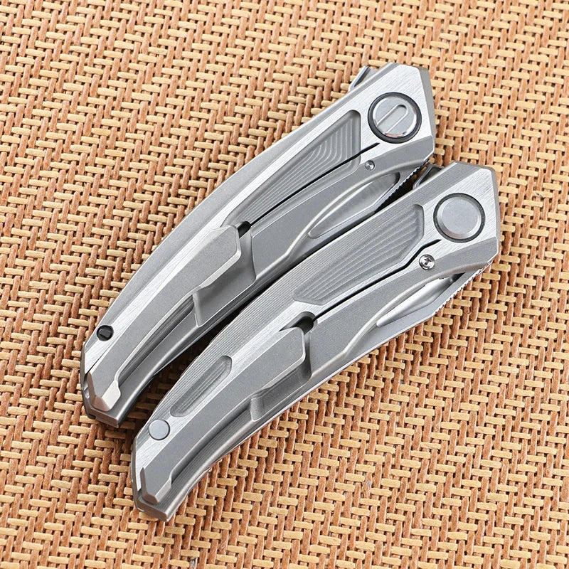 Green Thorn Folding Knife Quantum TC4 Titanium Handle VG10 Blade Camping Fishing Outdoor Portable Practical EDC Tool