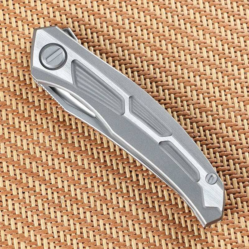 Green Thorn Folding Knife Quantum TC4 Titanium Handle VG10 Blade Camping Fishing Outdoor Portable Practical EDC Tool