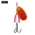 Metal Rotating Vibration Bait Bionic Fishing Lures High Quality Hard Baits With Sharp Hooks Fishing Tackle Fishing Accessories