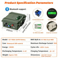 Original 24V 100Ah LiFePO4 Battery For Fishing Boat Trolling Motor  Fish Finder 6K Cycles Bluetooth BMS Portable Lithium Battery