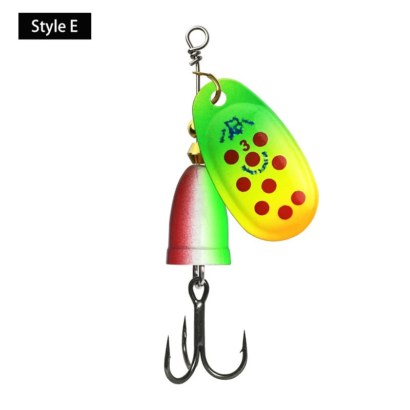 Metal Rotating Vibration Bait Bionic Fishing Lures High Quality Hard Baits With Sharp Hooks Fishing Tackle Fishing Accessories