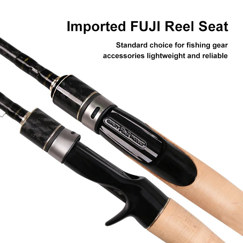 SPURS Pro Light Game Fishing Rod 1.86 2.15m UL/L Fast Action FUJI Guide Spinning Casting Carbon Rod For Trout Rochfish Bass