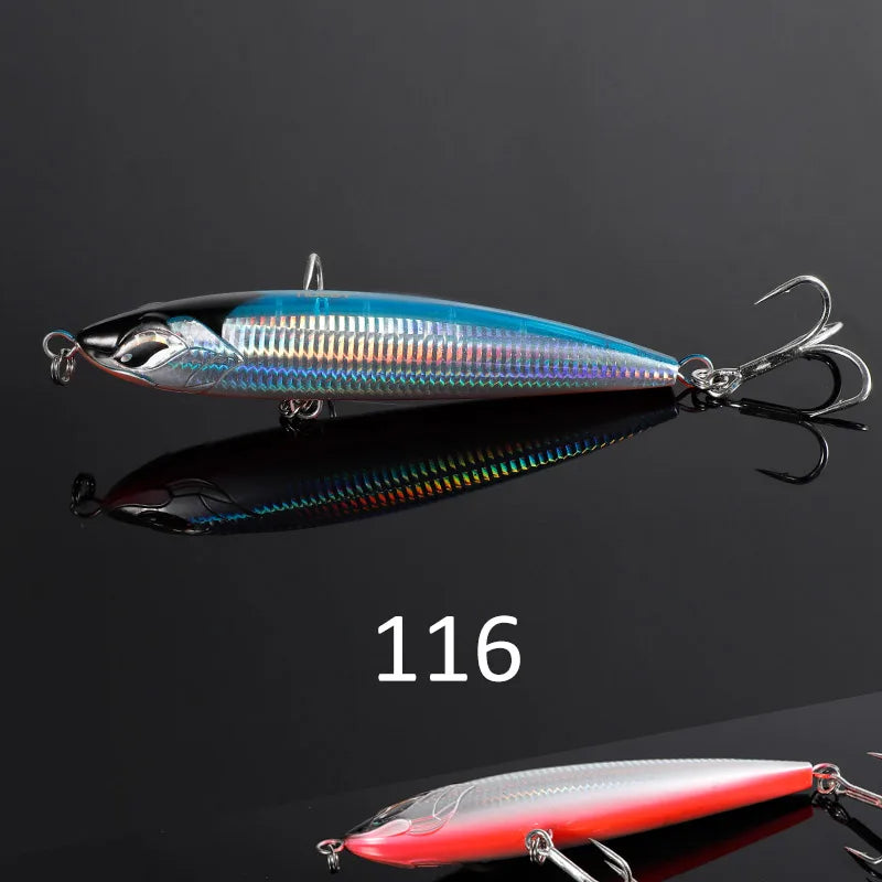 NOEBY Stickbait Pencil Fishing Lure 160mm 58g 190mm 86g Floating Topwater Wobbler Big Game Hard Bait GT Tuna Sea Fishing Lures