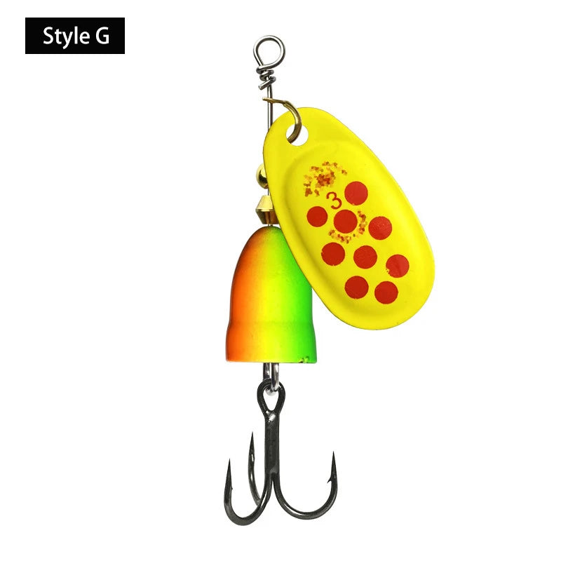 Metal Rotating Vibration Bait Bionic Fishing Lures High Quality Hard Baits With Sharp Hooks Fishing Tackle Fishing Accessories