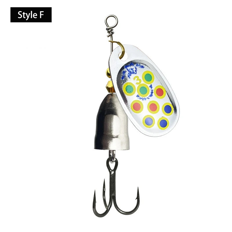 Metal Rotating Vibration Bait Bionic Fishing Lures High Quality Hard Baits With Sharp Hooks Fishing Tackle Fishing Accessories